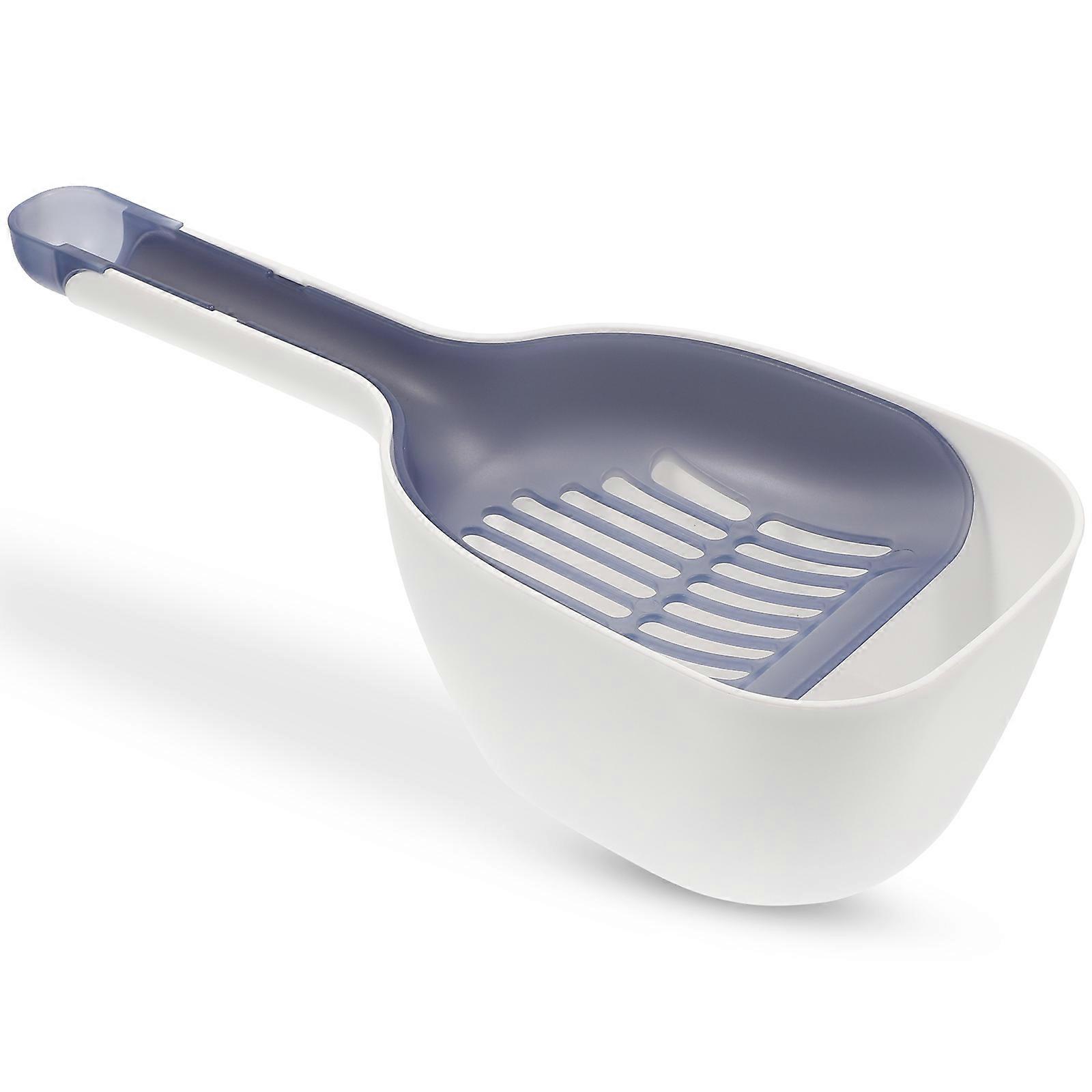 Cat Litter Scoop Set – Lightweight, Detachable Plastic Scooper for Easy Pet Waste Cleanup, Convenient Home Cleaning Tool for Cat Owners