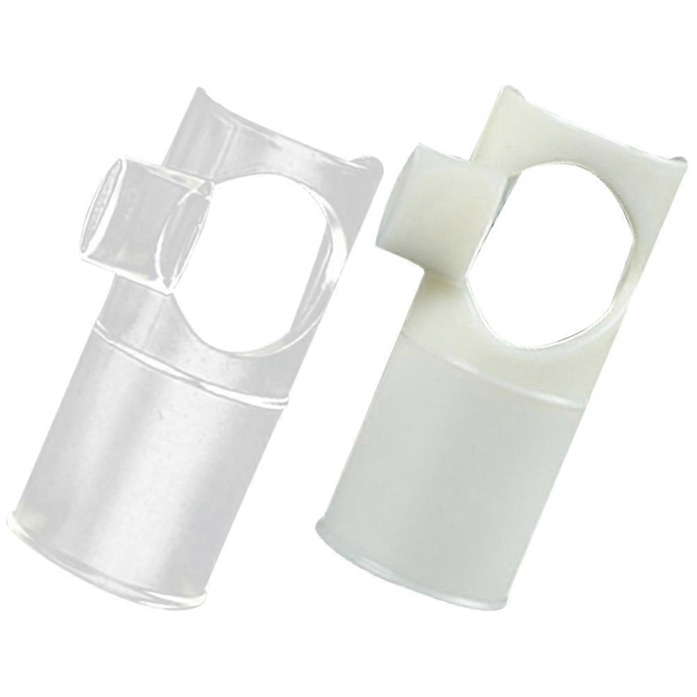 Flute Blow Aid Mouthpieces 2pcs Durable Replacement Heads for Tone Flute, Lightweight & Portable Accessories for Beginner and Professional Practice