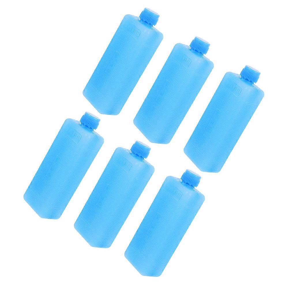 6pcs Reusable Ice Packs for Lunch Bags, Coolers, Camping & Picnics – Compact Cold Packs with Rapid Cooling & Extended Cold Release Technology