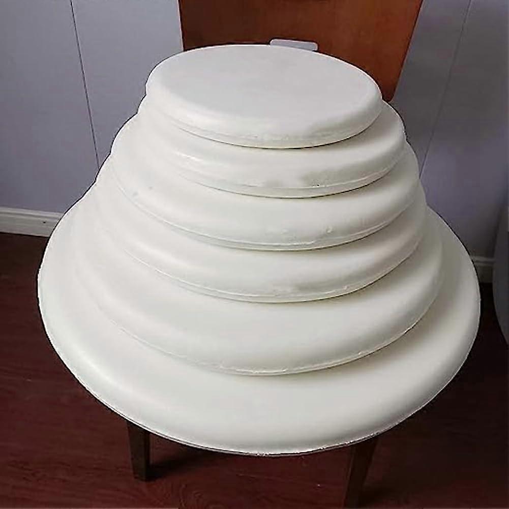 High Density Round Upholstery Foam Cushion 30/40/50cm for Sofa Chair Replacement Memory Foam Seat Pads