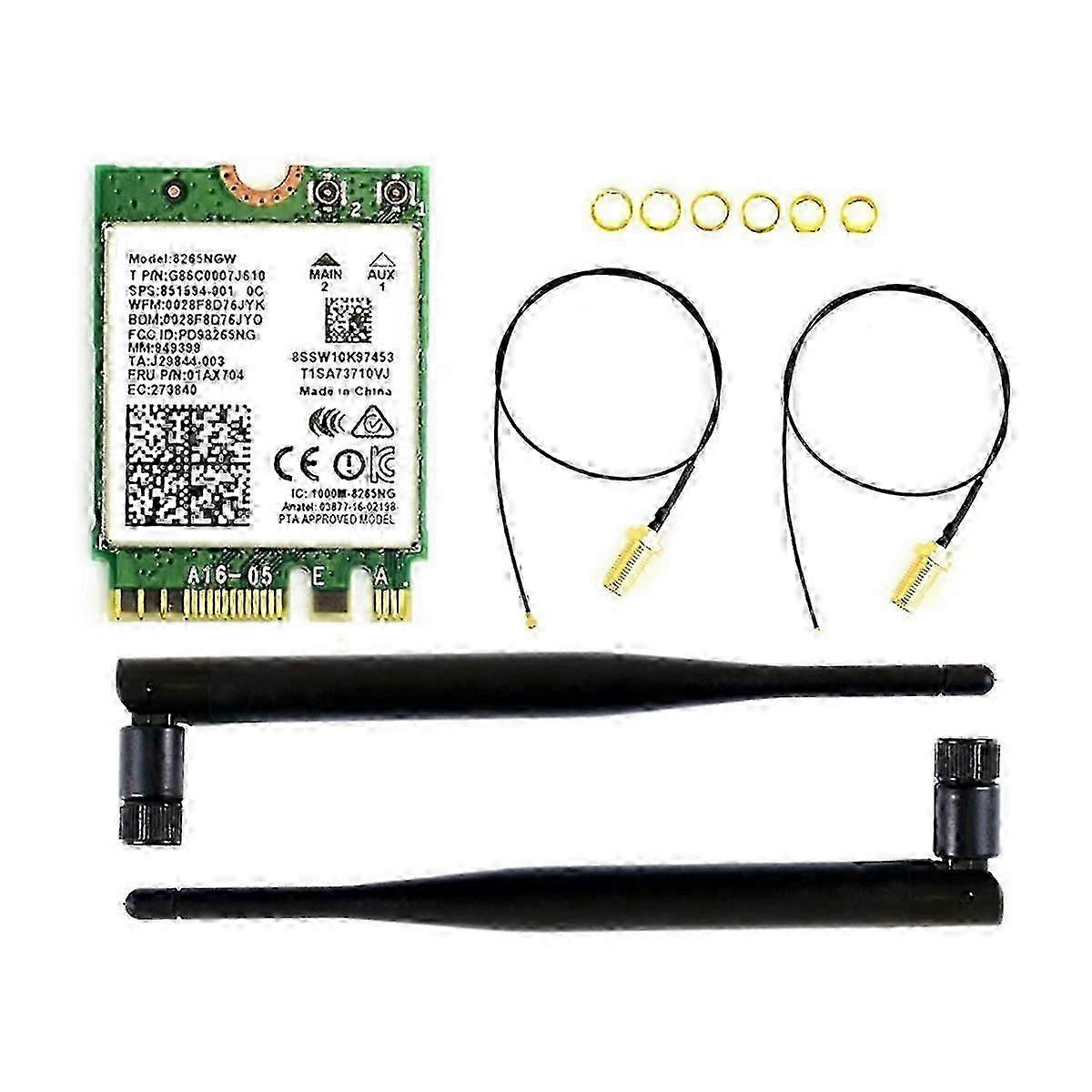 AC8265 Wireless NIC Module for Jetson Nano(B01) Onboard Intel 2.4G / 5G Hz Dual Band WiFi Bluetoot