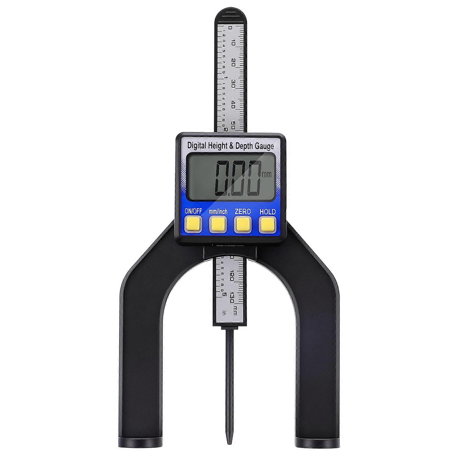 Carpenter Table Height Ruler ULTECHNOVO Depth Measure Tool Professionals Craftsmen 5.9x3.9x0.8in Screen Display 1Pcs