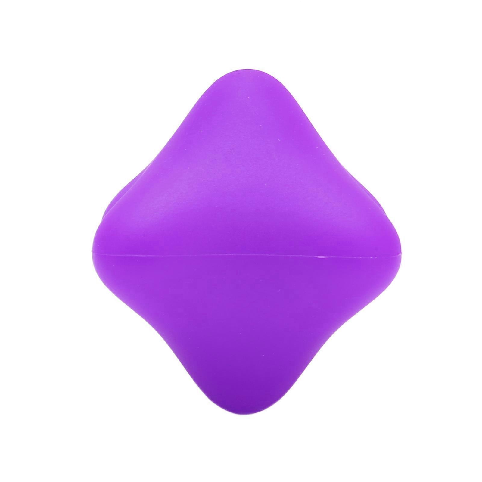 Reaction Ball Comfortable Wearable Portable Hexagonal Ball for Coordination Agility Speed Reflex TrainingPurple