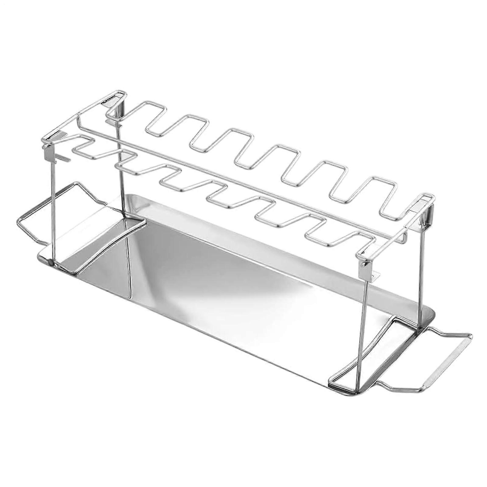 Chicken Leg Holder, Stainless Steel Chicken Stand for Grilling Drumsticks, Lightweight Multi-Purpose BBQ Tool