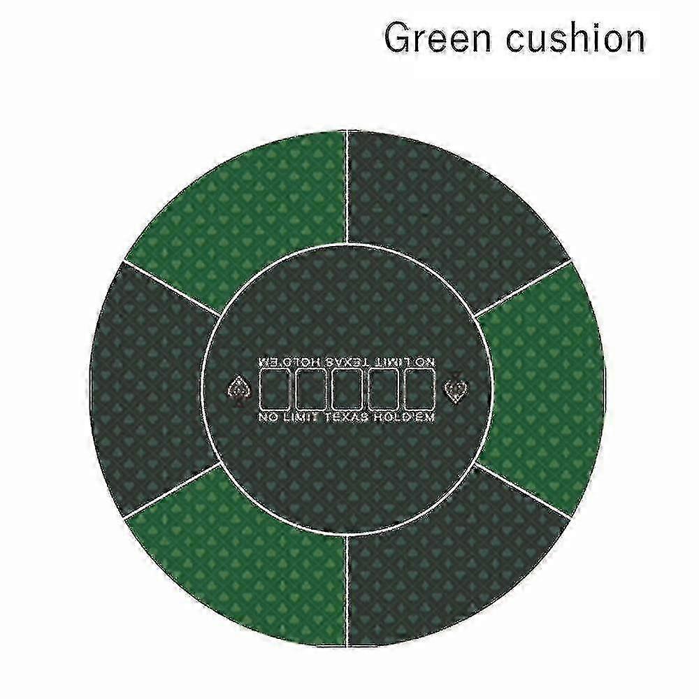 Texas Hold'em Tablecloth Table Pad Tablecloth Round Chip Rubber Pad Poker Table Table Mouse Padrubbe