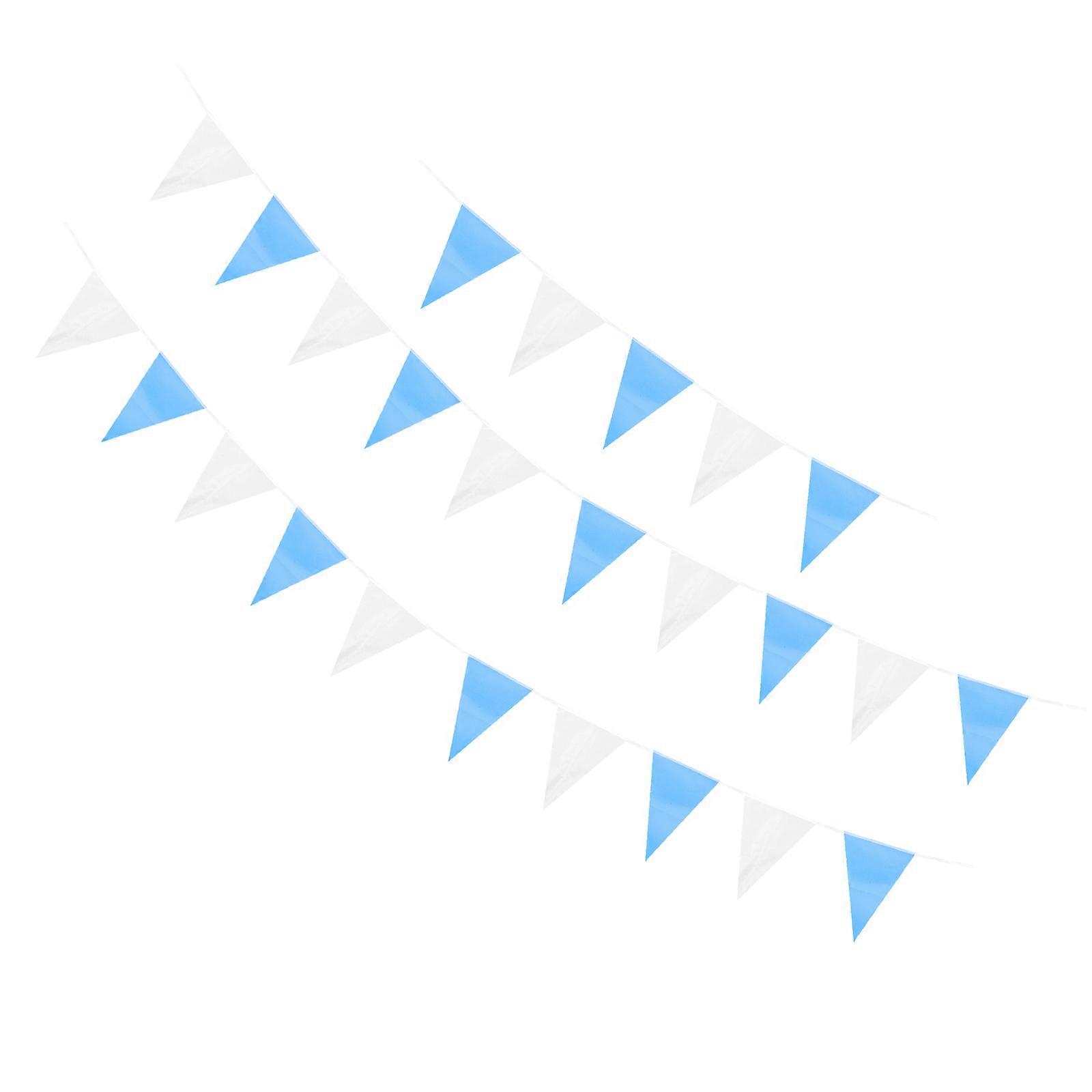 Here's a product description and information you might expect for a **Germany Themed Blue and White Triangle Bunting Banner**:
### 🇩🇪 **Germany
