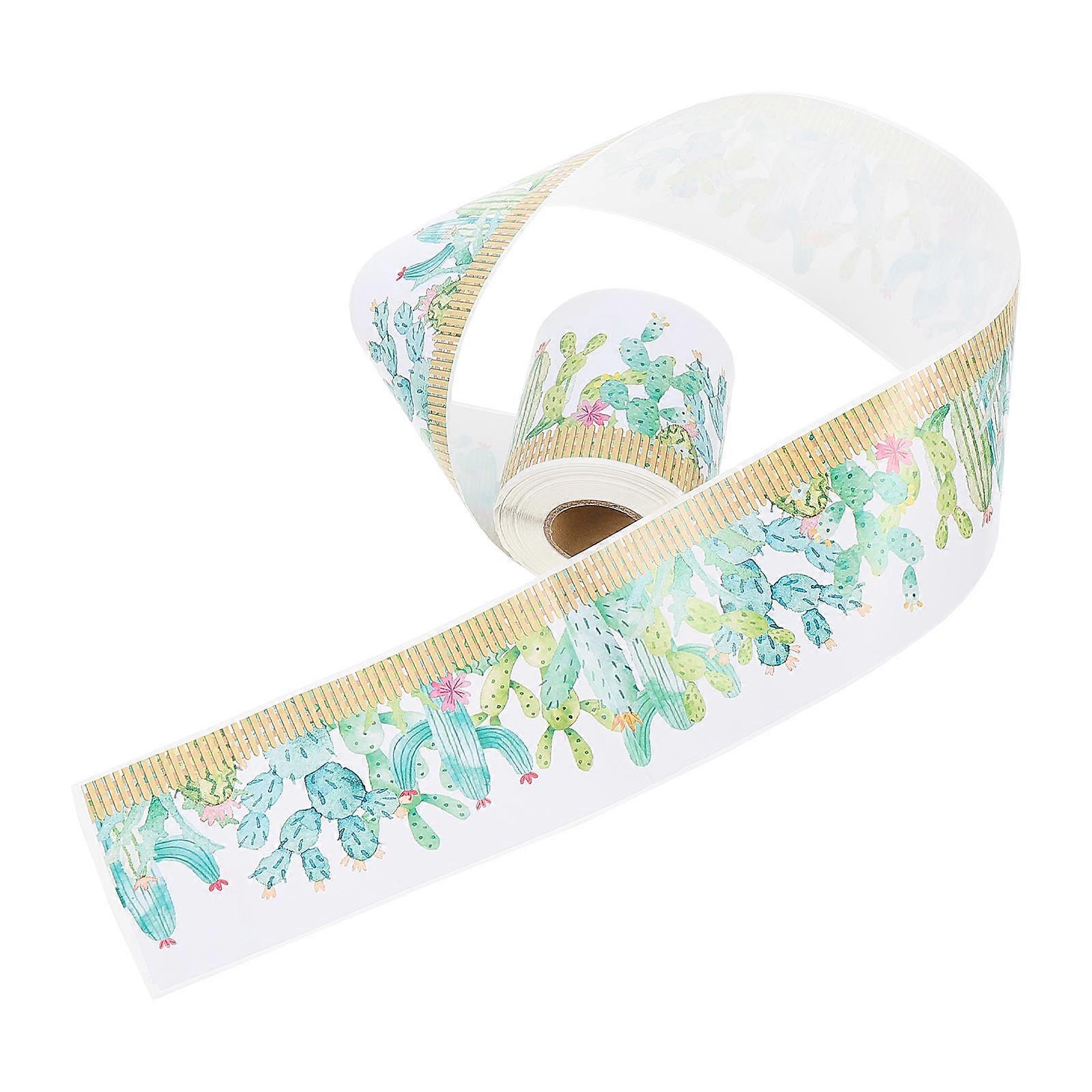 Bulletin Board Borders Cactus Decals Spring Atmosphere Party Decorations Children Teachers Event Organizers 1 Roll