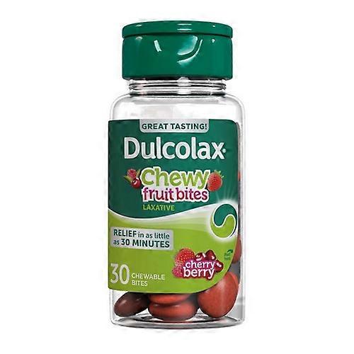 Dulcolax Digestive Chewy Fruit Bites Cherry Berry ,30 Count (Pack of 1)