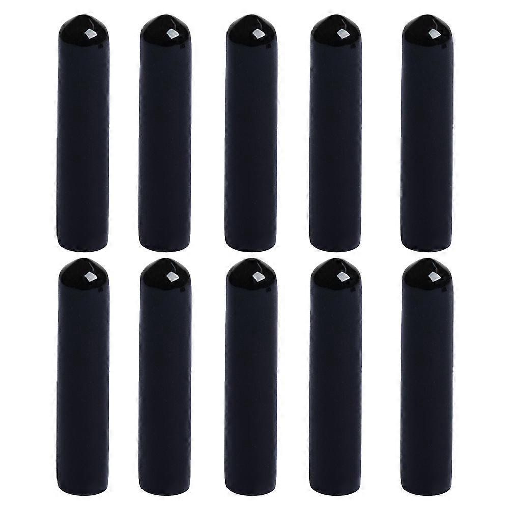 10 Pack Black Rubber Bottle Pourer Caps for Protection Use Suitable for Bars Restaurants and Wineries