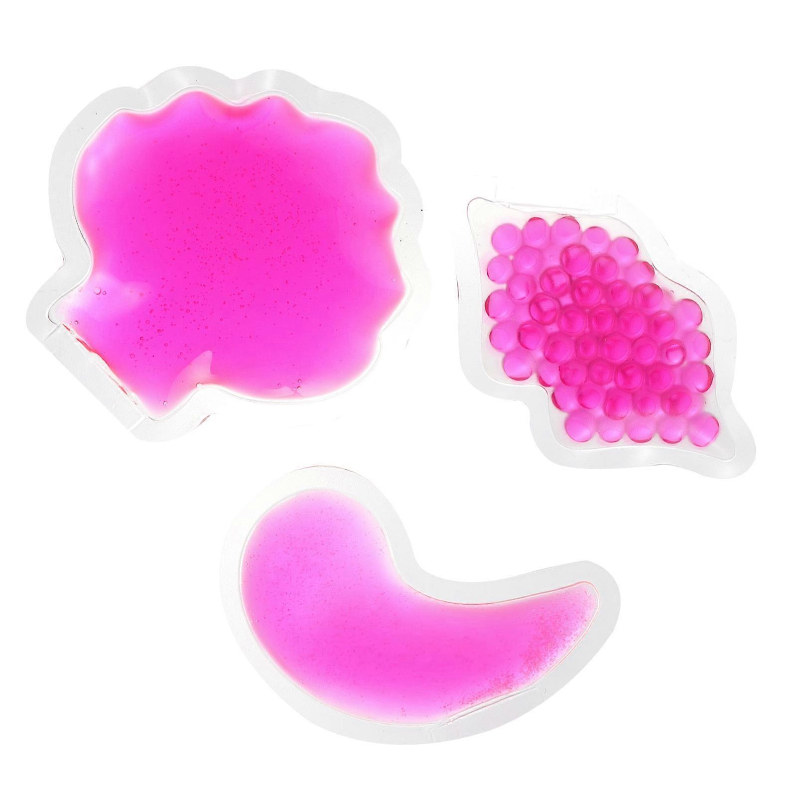 3pcs Reusable Facial Gel Pads for Hot/Cold Therapy – Eye, & Relief, Swelling Reduction, Portable Ice Pack for Muscle Aches & Sports Injuries