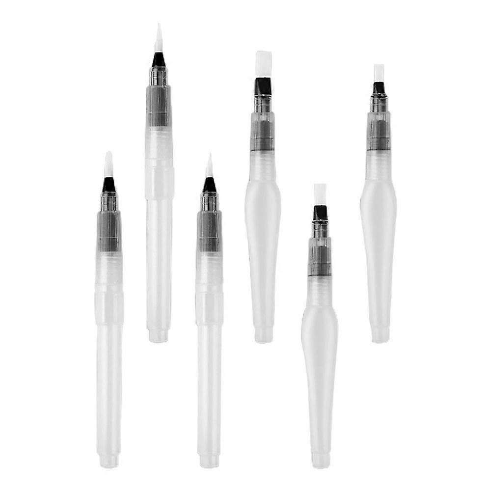 Drawing Brushes Water Color Pen Sets Lightweight And Portable For Painting 6Pcs