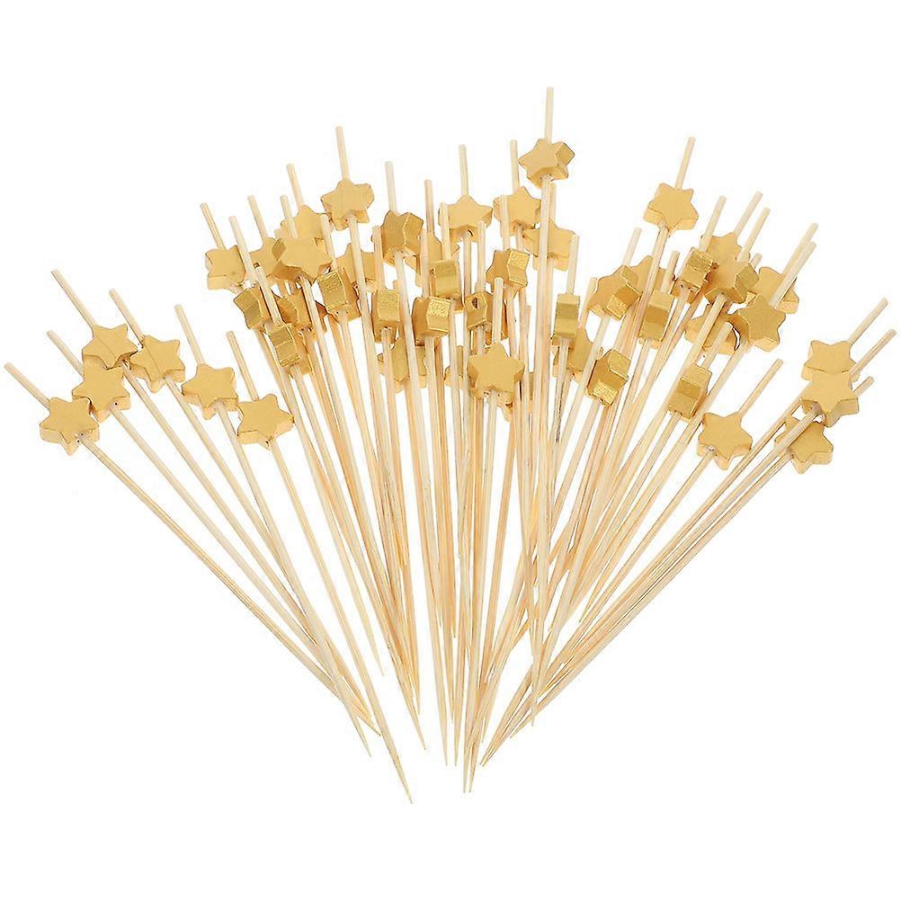 200pcs Cocktail Picks with Star Design for Party Decoration and Appetizers