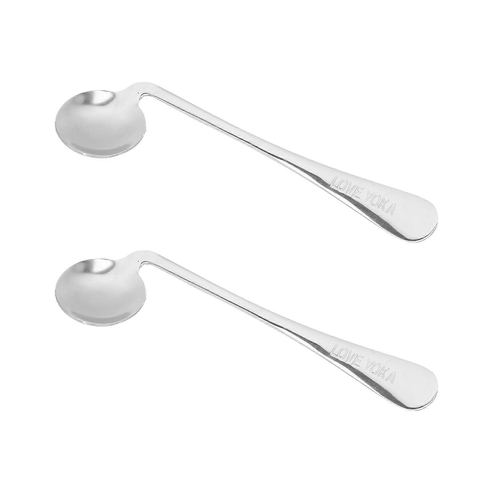 Convenient Household Adaptive Spoon For Disabled Adults 6.7X1.5X0.4In Anti-tremor Support 2Set