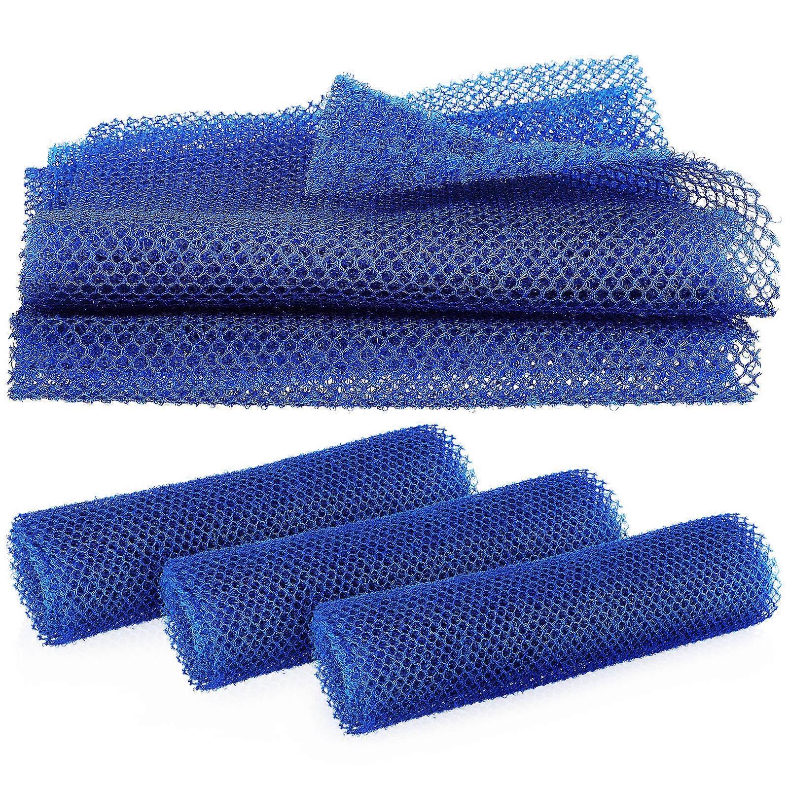 It looks like you've provided a product title or listing for a set of **African exfoliating net nylon bath sponges**. Here's a more organized and