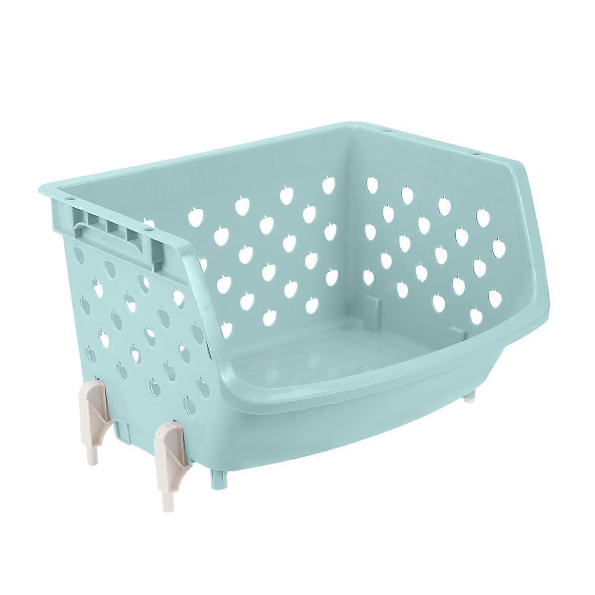 Strong Load Bearing Kitchen Organizer Rack For Fruits And Vegetables Multi-Functional Storage 14.2X11.2X8.5In Single-Deck Design 1Pack