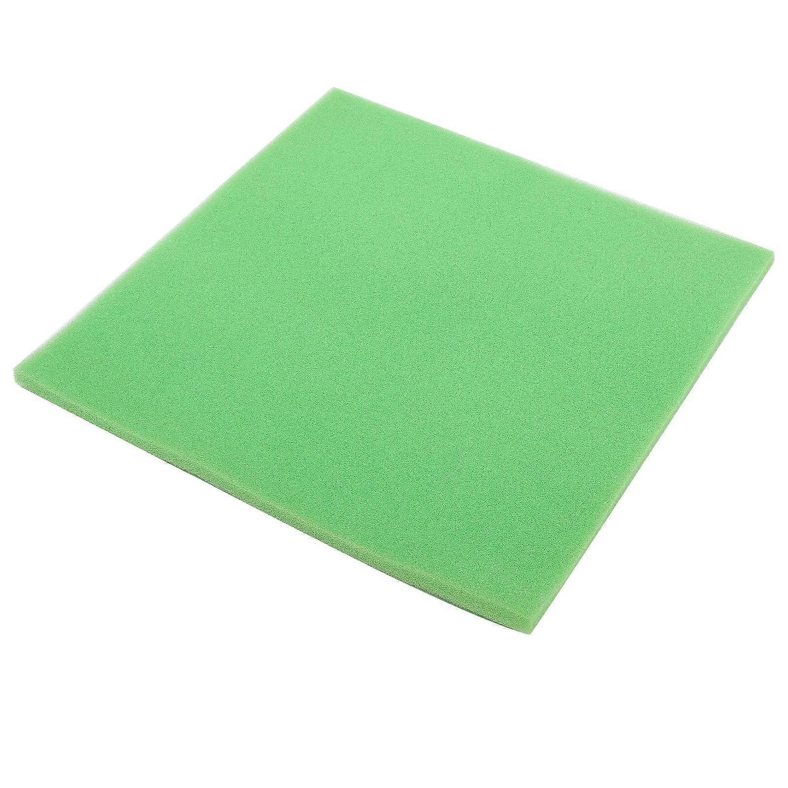 Replace The Sponge Filter Pad Aquarium Filter Sponge Efficient Filtration Light Green 50x50x2cm 1Pcs
