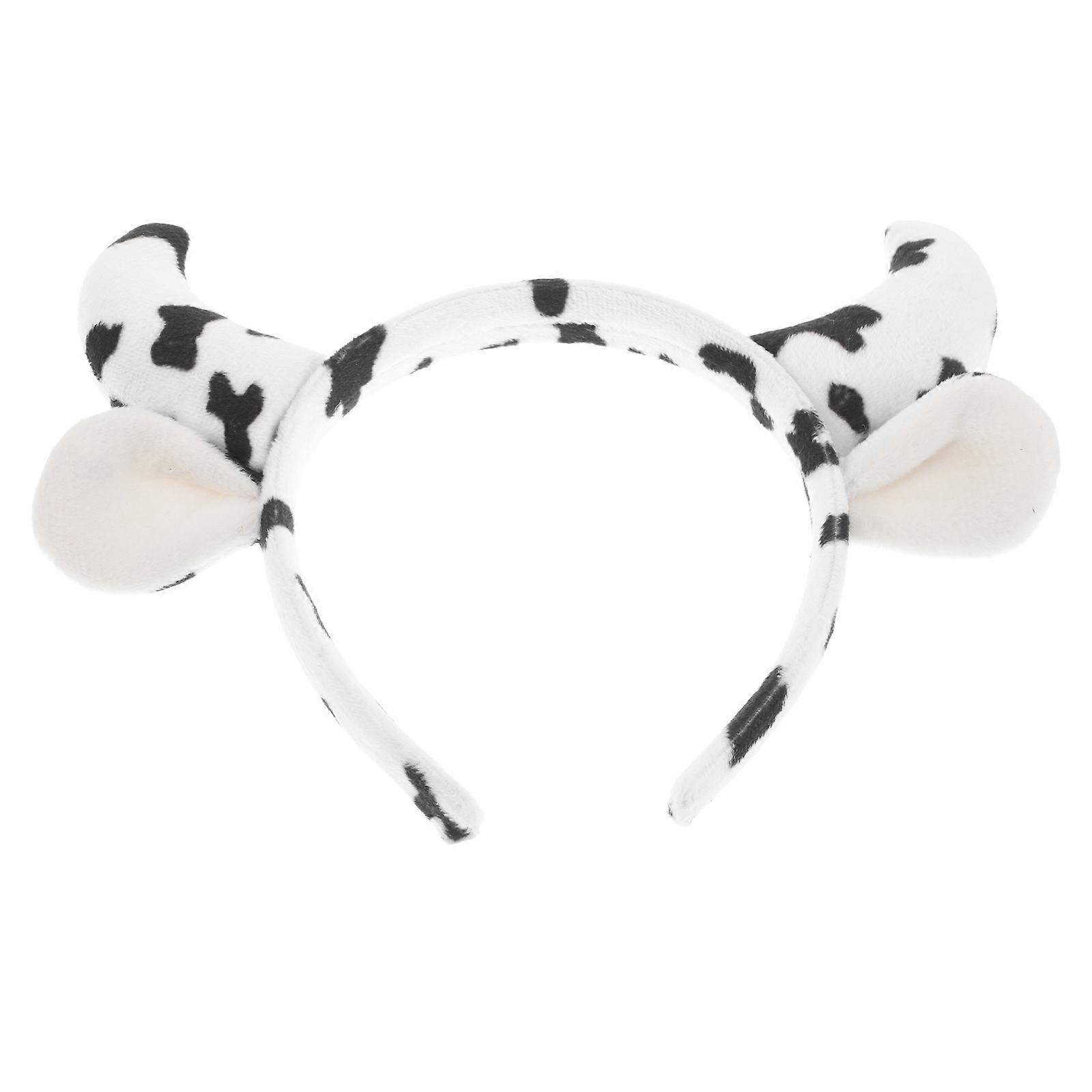 Cow Horn Headband for Cosplay, Parties & Daily Wear – Cute Animal Ears Accessory for Cow Lovers with Comfortable Fit and Versatile Style