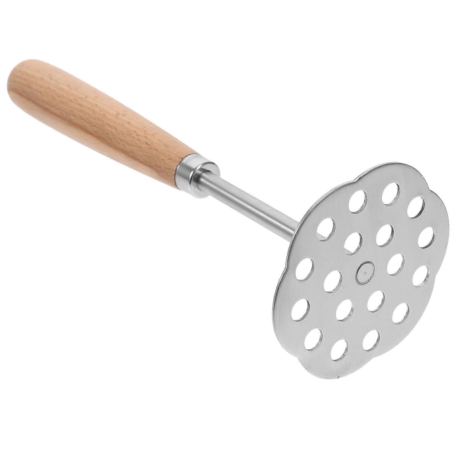 Stainless Steel Potato Masher and Press for Kitchen Use Silver Color Small Tools 7.8x3.9