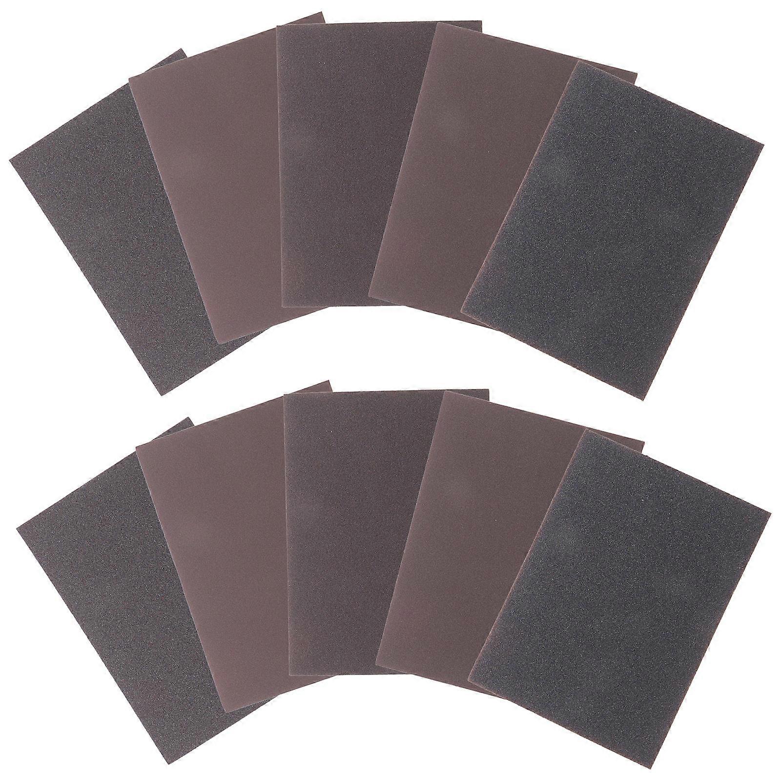 Sanding Blocks for Wood and Metal with High Efficiency Reusable Sponge Emery Pads for Polishing 20PCS