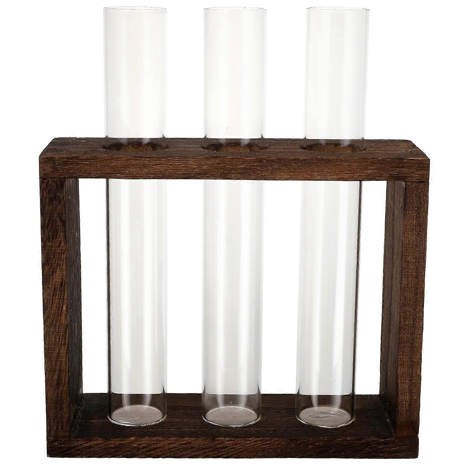 Creative Vase Ornament for Decor in Brown Synthetic Material with Unique Transparent Design, 1 Pc