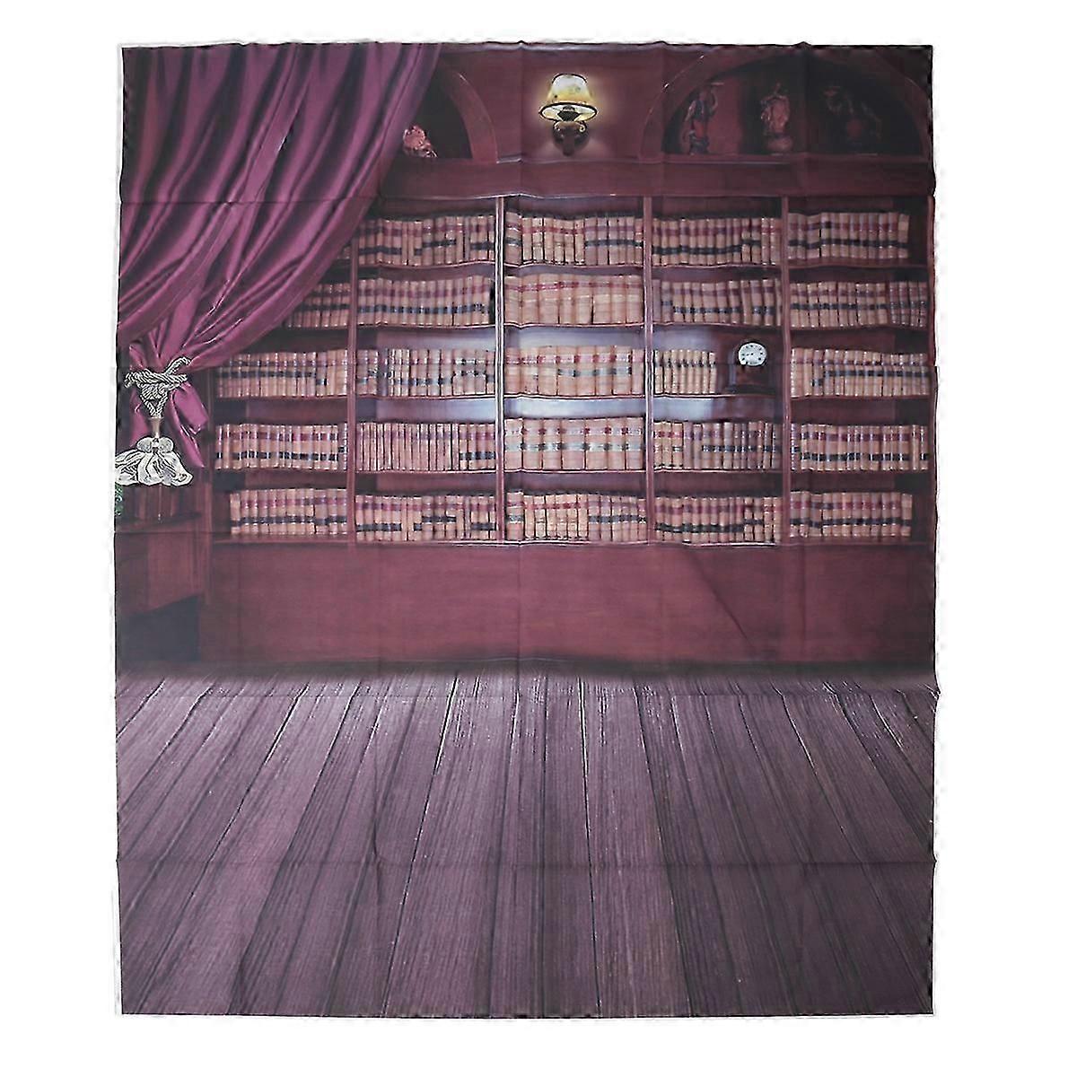 Vintage Library Floor Photography Backdrops Photo Props Studio Background 5x7ft