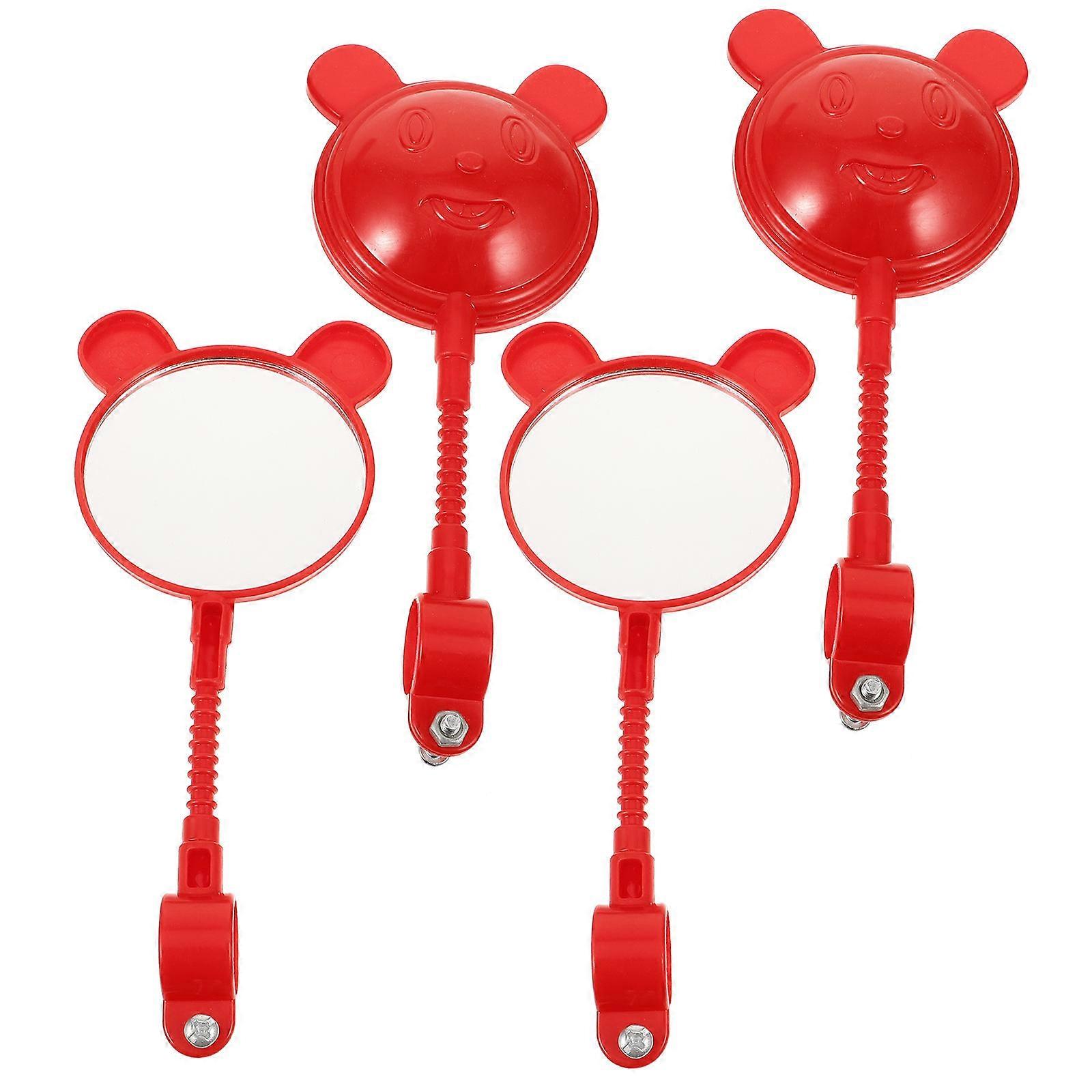 4pcs Kids Bike Handlebar Mirror Toddler Scooter Handlebar Mirror Kids Bike Rear View Mirror