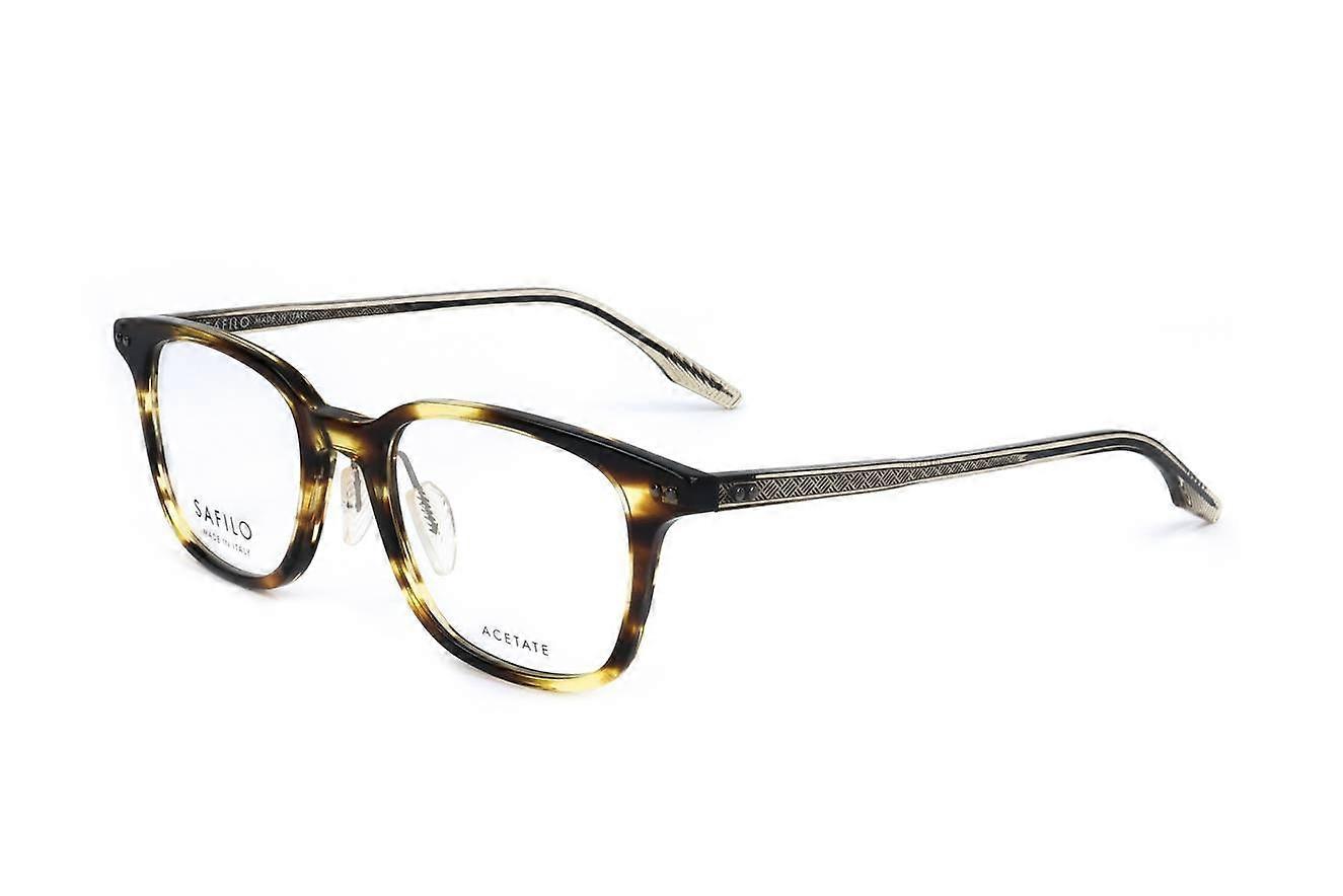 Eyewear Frames Safilo TRATTO 08 KVI STRIPED BROWN 49/20/145 MAN