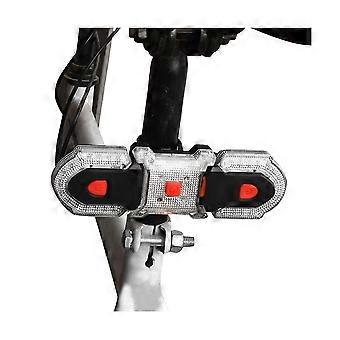 Fahrrad vorne hinten Sicherheitswarnleuchte Wireless Control Fahrrad Blinker Licht USB wiederaufladbare Ta