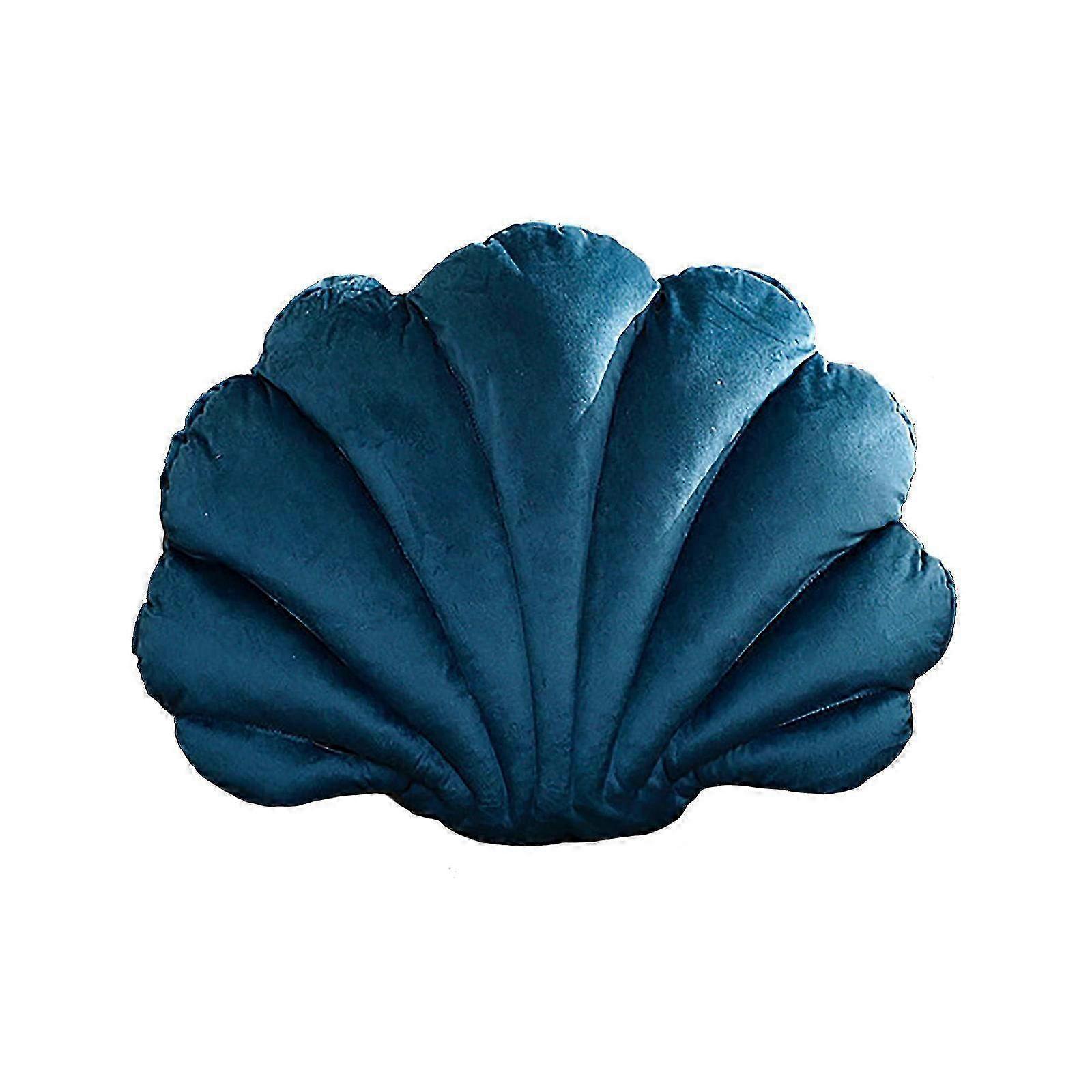 Seashell Shape Dutch Fleece Sofa Pillow - Soft Decorative Cushion for Living Room & Home Accent