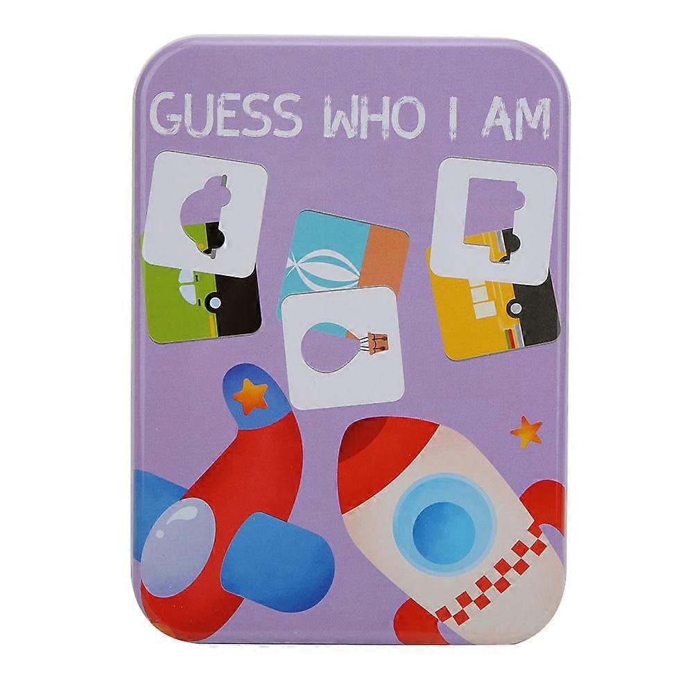Kid Cognitive Matching Parent Child Interaction Early Educational Card Puzzle Toy(Type C )