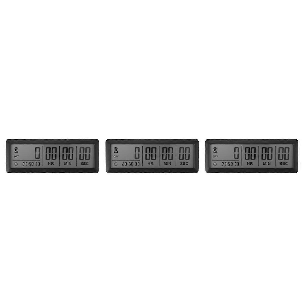 Big Digital Countdown Days Timer Clock - 999 Days Count Down Clock Timer for Graduation Lab Kitchen