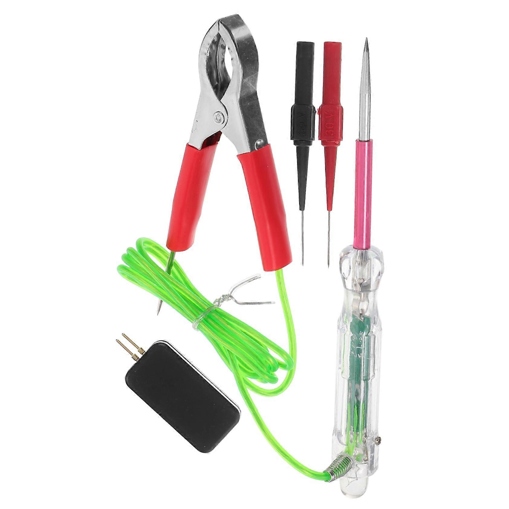 Battery Tester Bulb Light Tool Set for Car Electric Circuit Testing, Car Electrical Tester Pen, 12V Compatibility