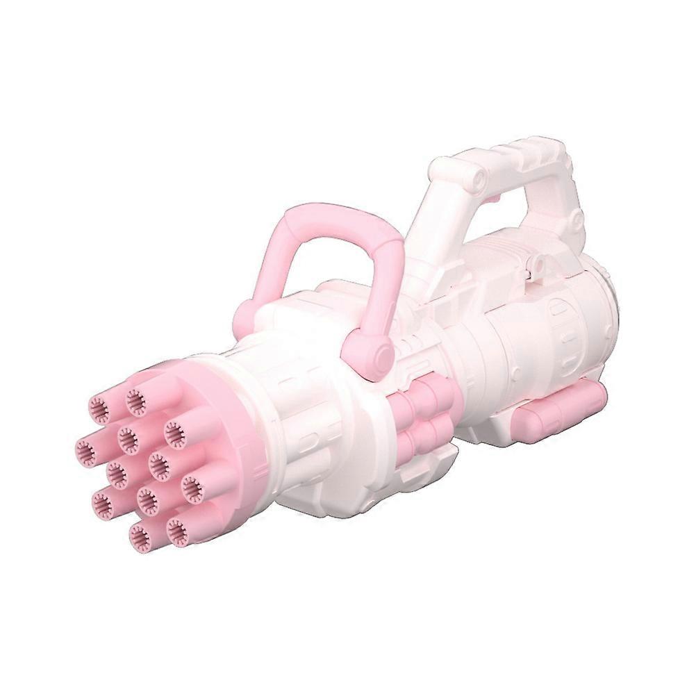 Adorable Bubble Blower Machine For Children Suitable For Park Pink 1Set