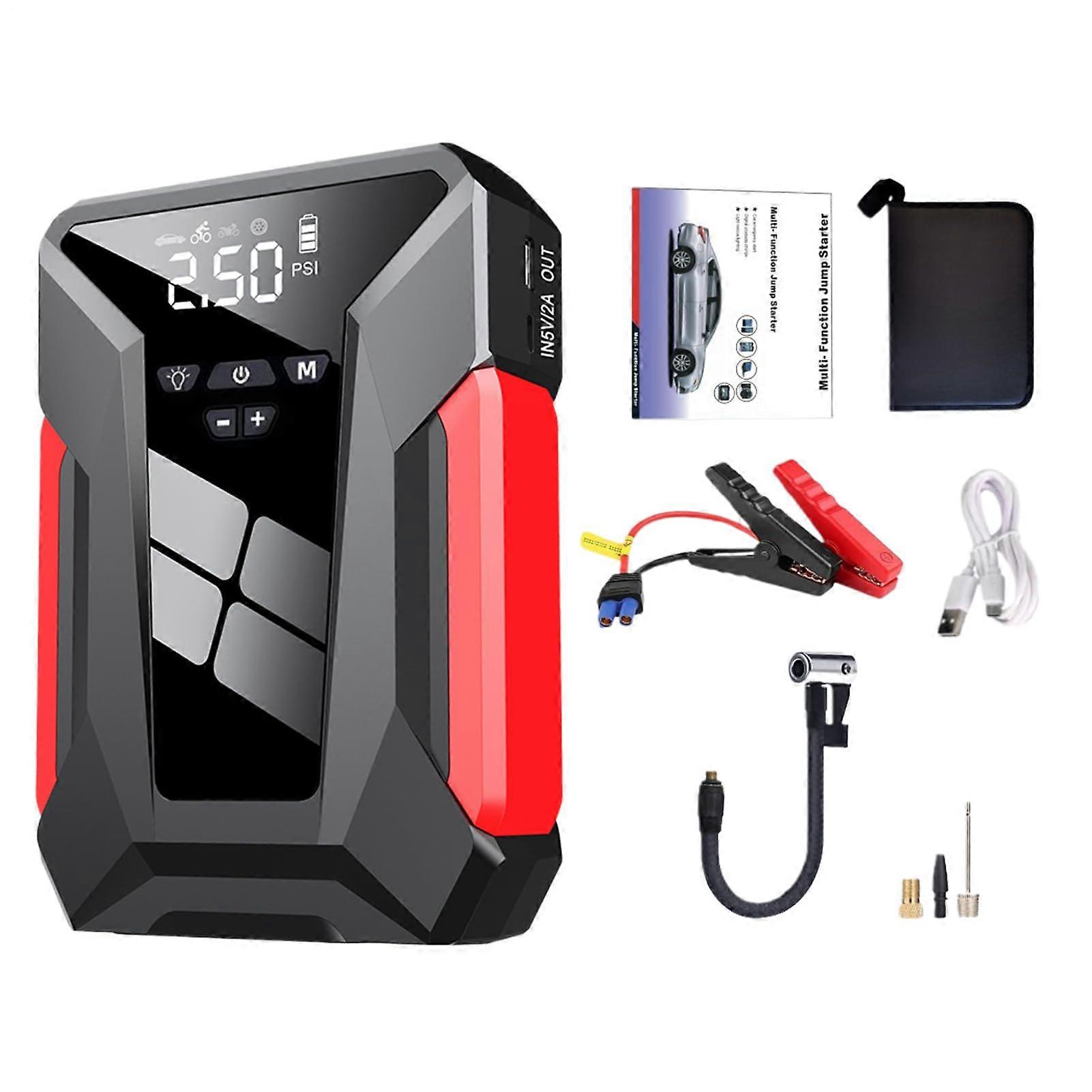 Car Battery Jump Starter | Compact Battery Charger with Long-Lasting Performance for Family Trips and Multiple Devices