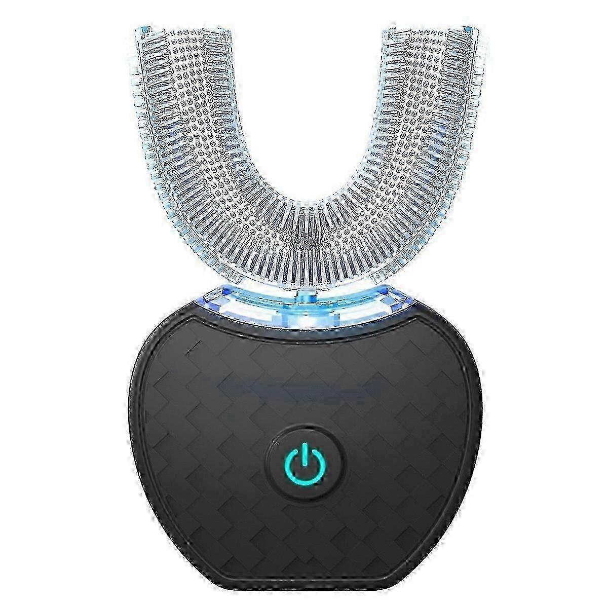 Automatisk U-formet elektrisk tannbørste for full munn 360 rengjøring og tannbleking