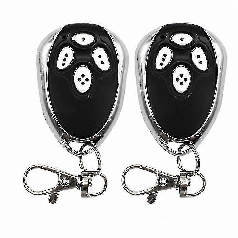 2-Pack Rolling Code Remote Control for Garage Gates, 433MHz-Compatible