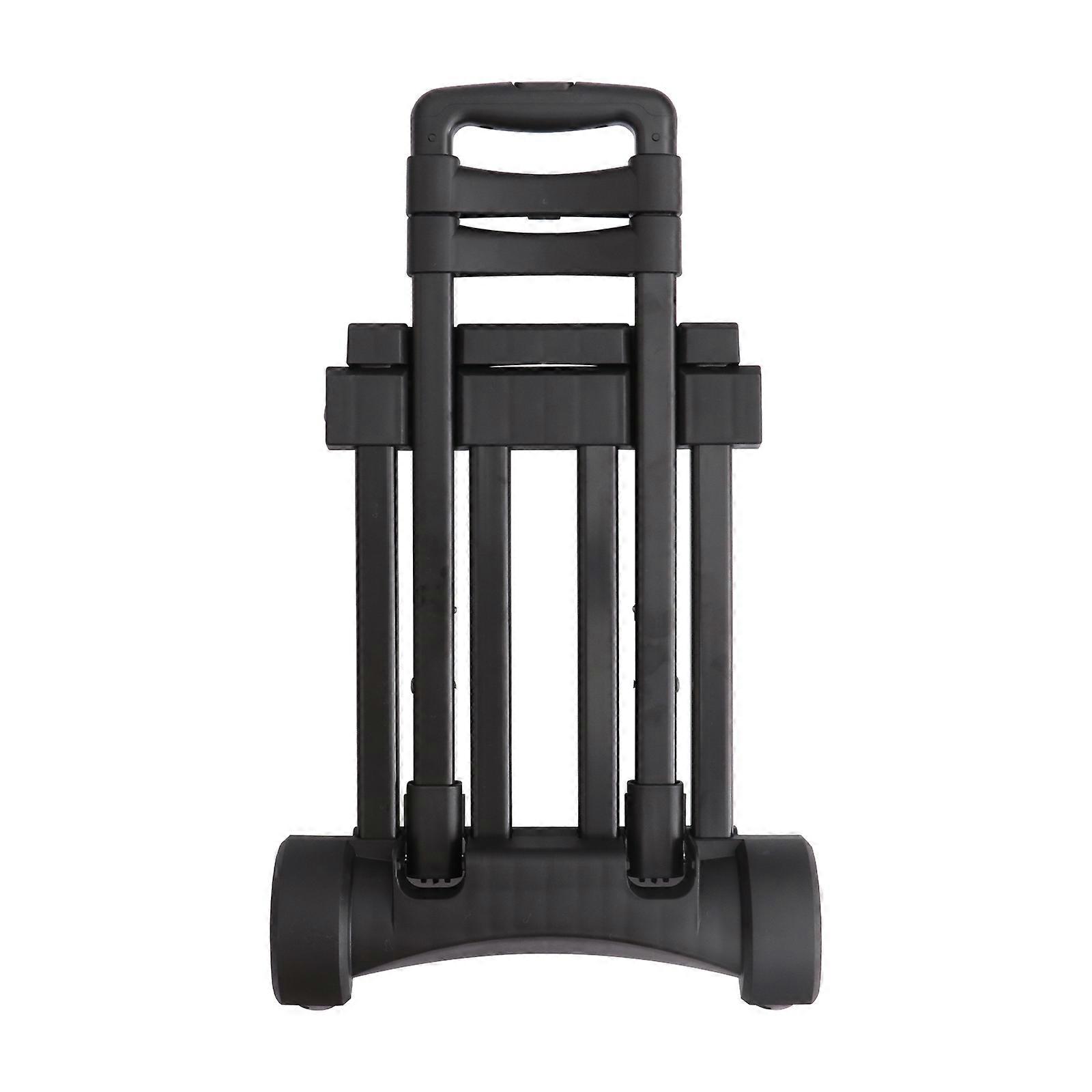 Foldable Trolley with PVC and Iron Material for Daily Use Black Ergonomic Design 1 Piece