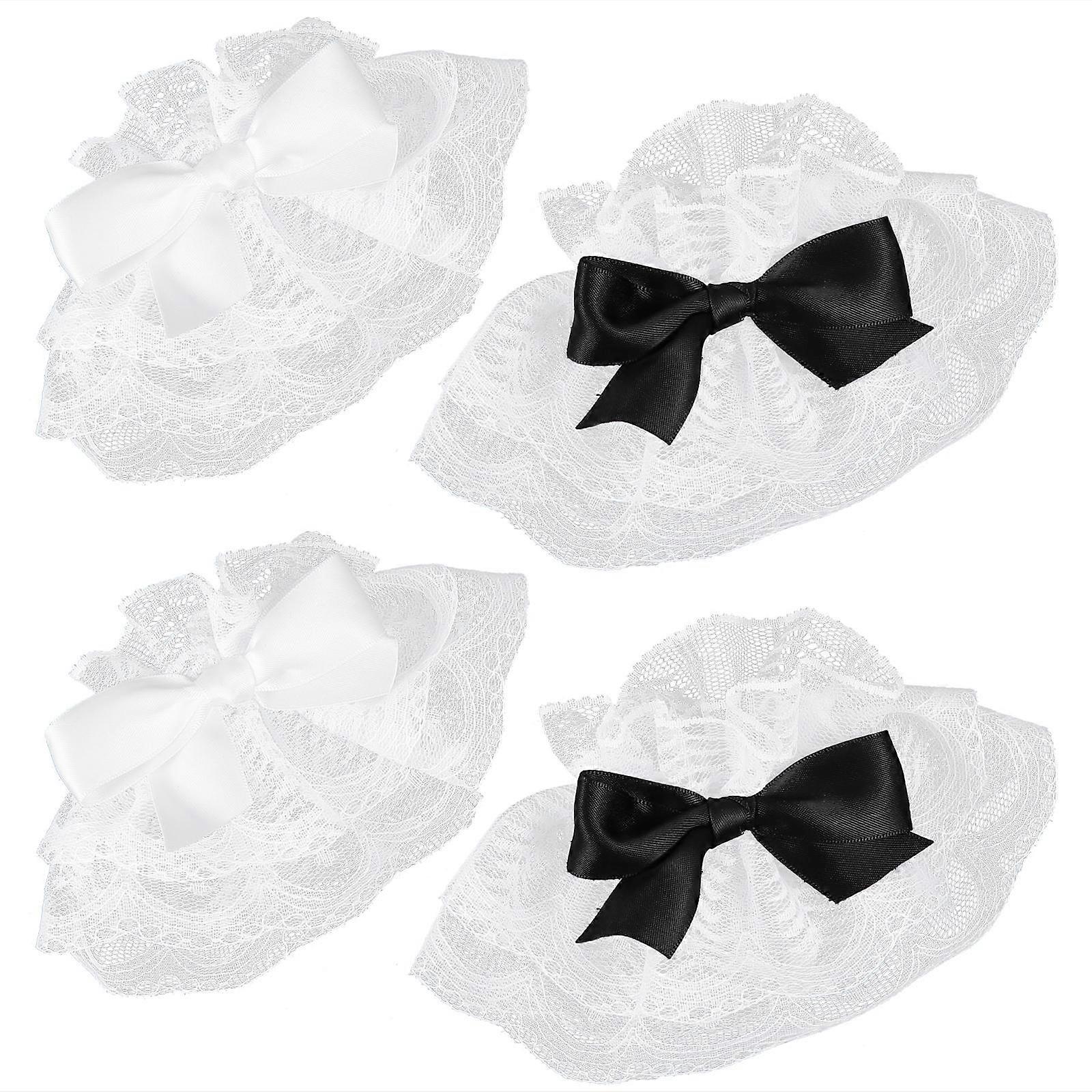 Short Lace Gloves Women Accessories For Clothing 10x10cm Stylish Design 2 Pairs
