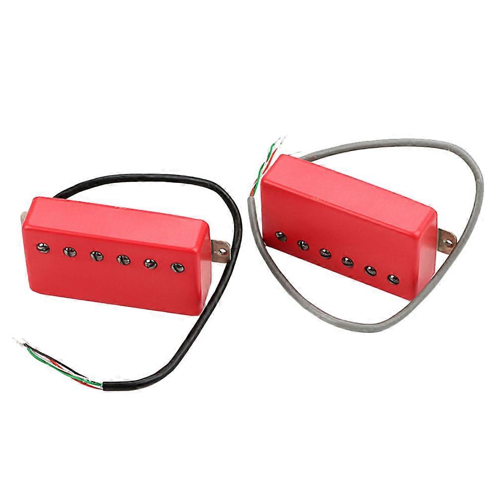 2pcs Acoustic Guitar Pickups Soundhole Replacement Lightweight Easy Install Unique Design for Electric Folk Guitars Dynamic Sound Versatile for