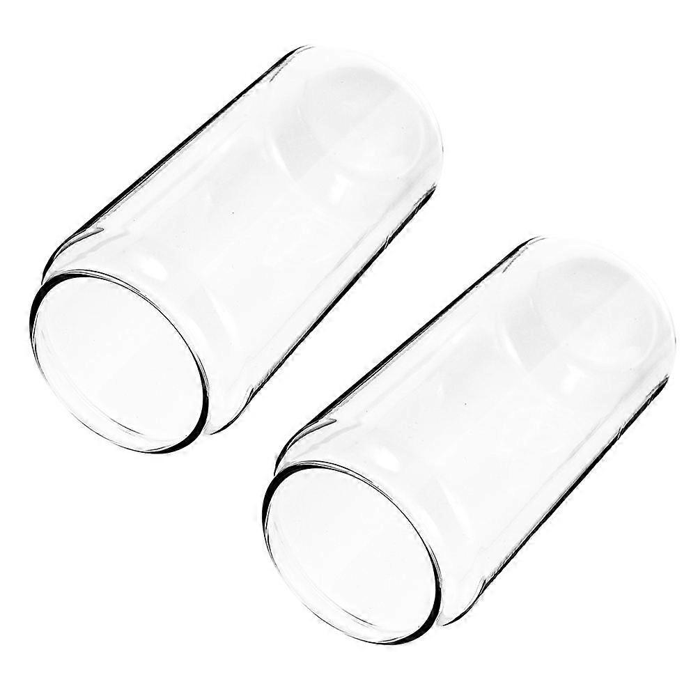 Can Shaped Drinking Glasses Set of 2 Stylish Lightweight Glassware for Iced Tea, Coffee, Milk & Beverages Perfect for Home & Restaurant Use