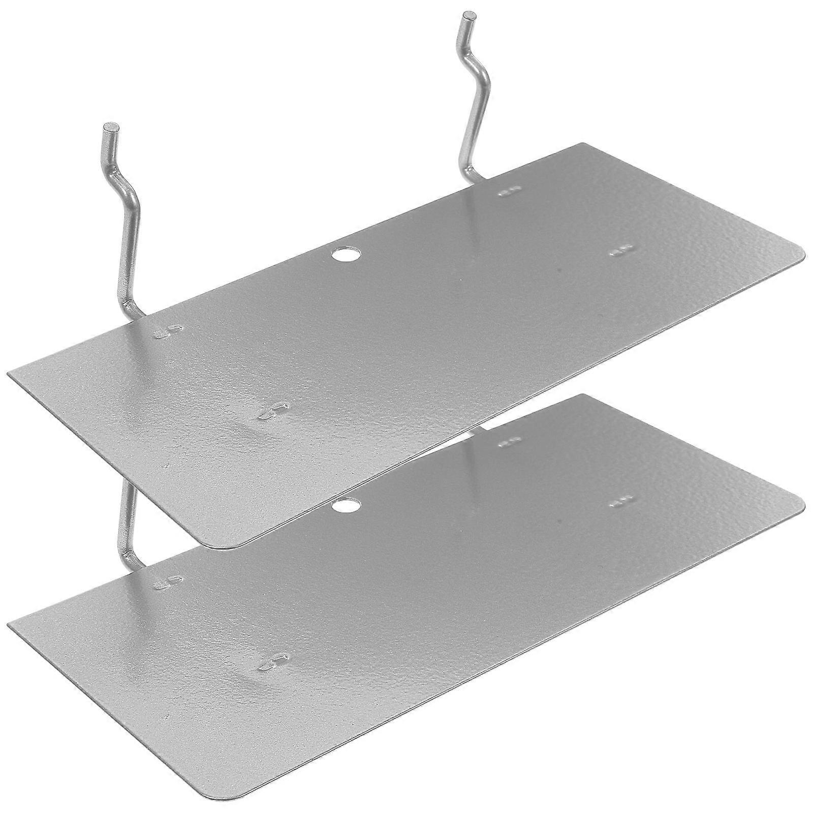 Pegboard Shelf Brackets Set of 2 Heavy Duty Wall Storage Organizer for Garage Room