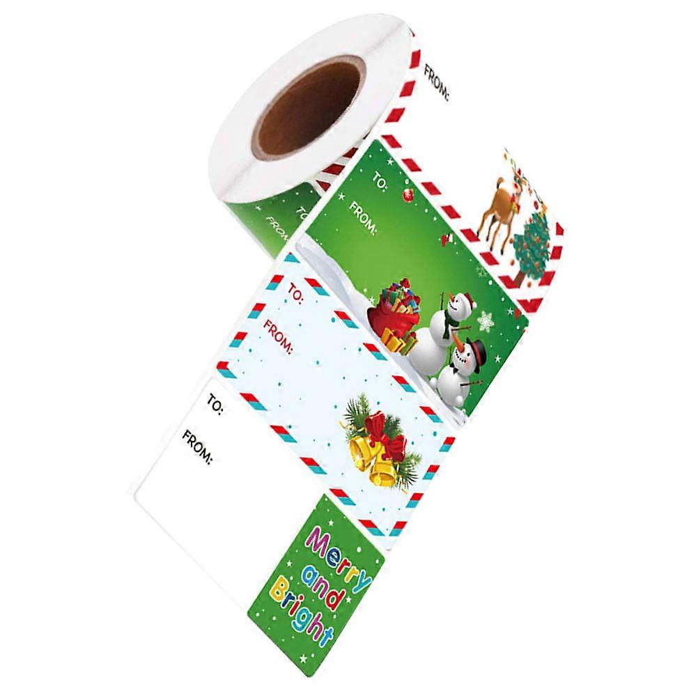 Self-Adhesive Label Stickers Circular Decorative Household Label Stickers Assorted Color Adhesive 1roll Set