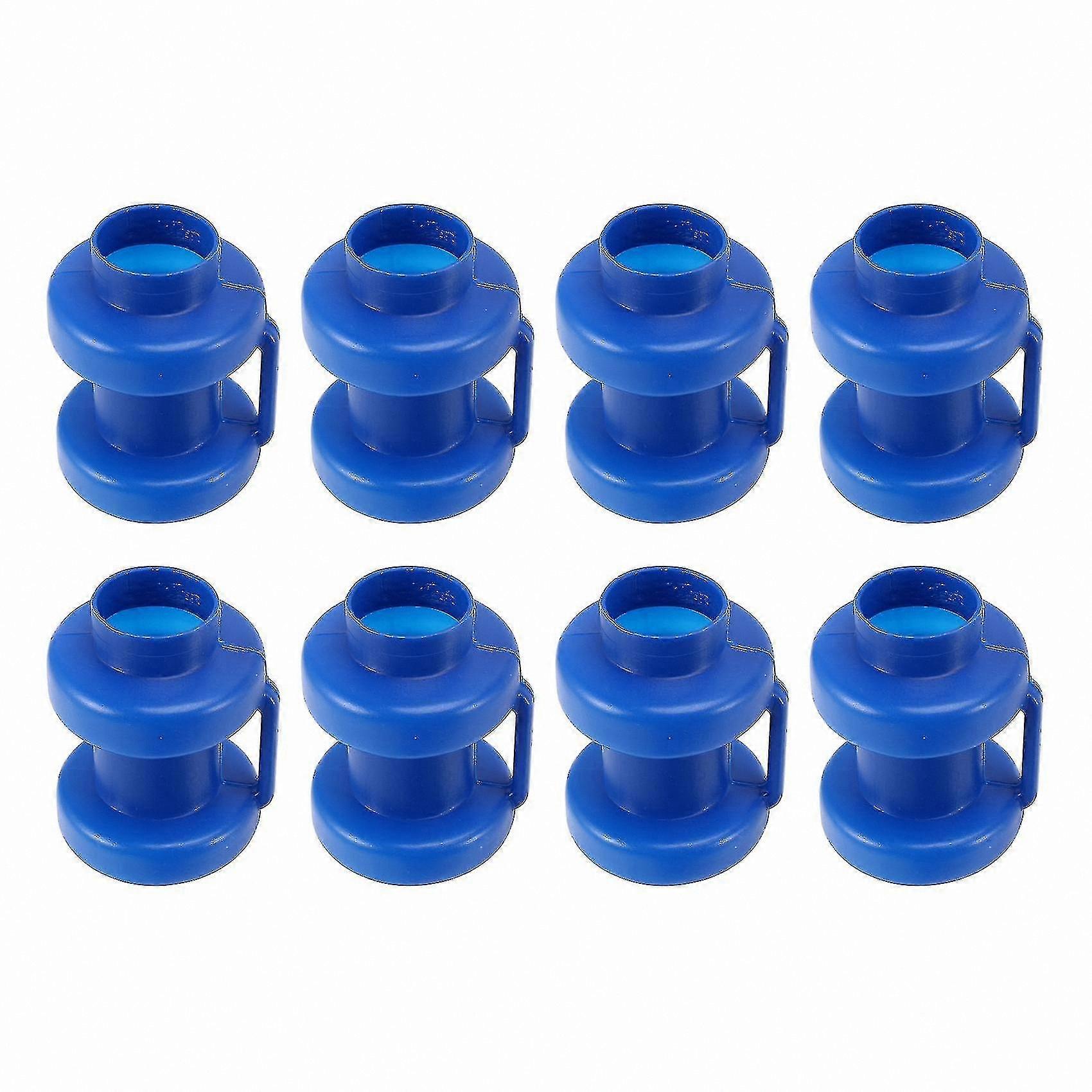 8-Pack Plastic Enclosure Pole Caps for Mini Trampolines, Replacement Leg Covers