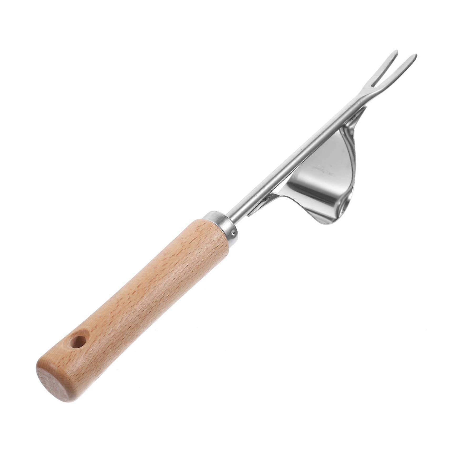 1 piece Manual Root Removal Fork Sturdy Weeding Tool for Efficient Weed Removal in the Garden with NonSlip Grip for Thistles