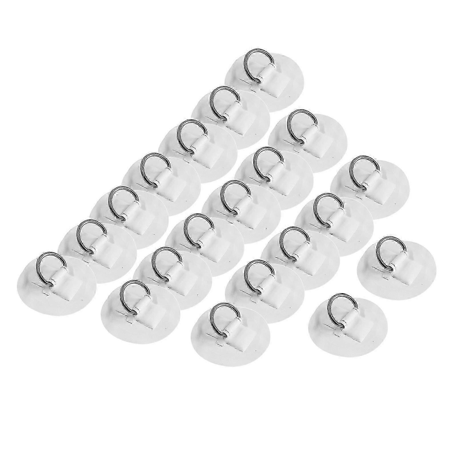 20x Inflatable Kayak D Ring PVC Pad Rubber Raft Dinghy Rope Buckle