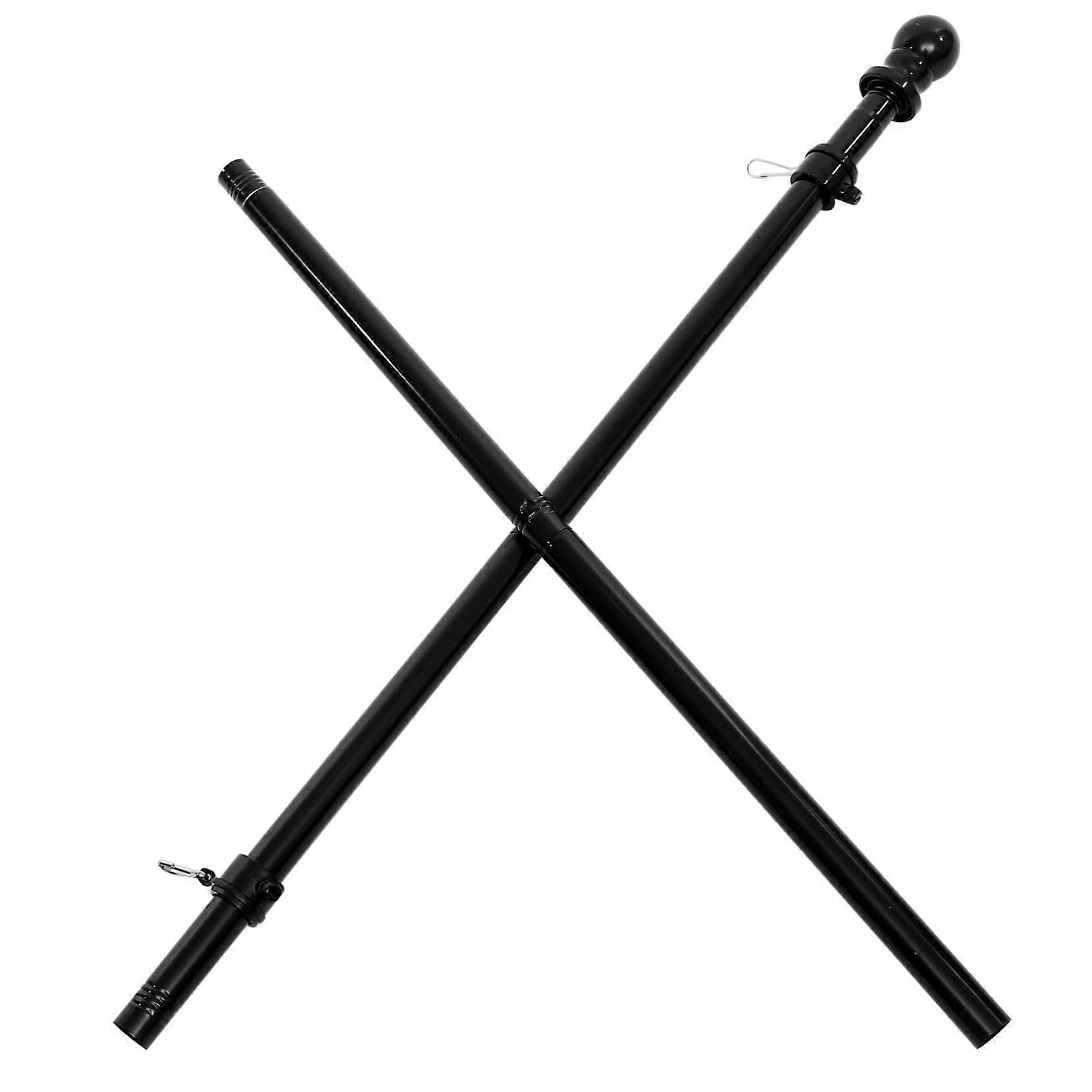 1.8m Flagpole Removable Rotatable Garden Flagpole Five Position for Outdoor