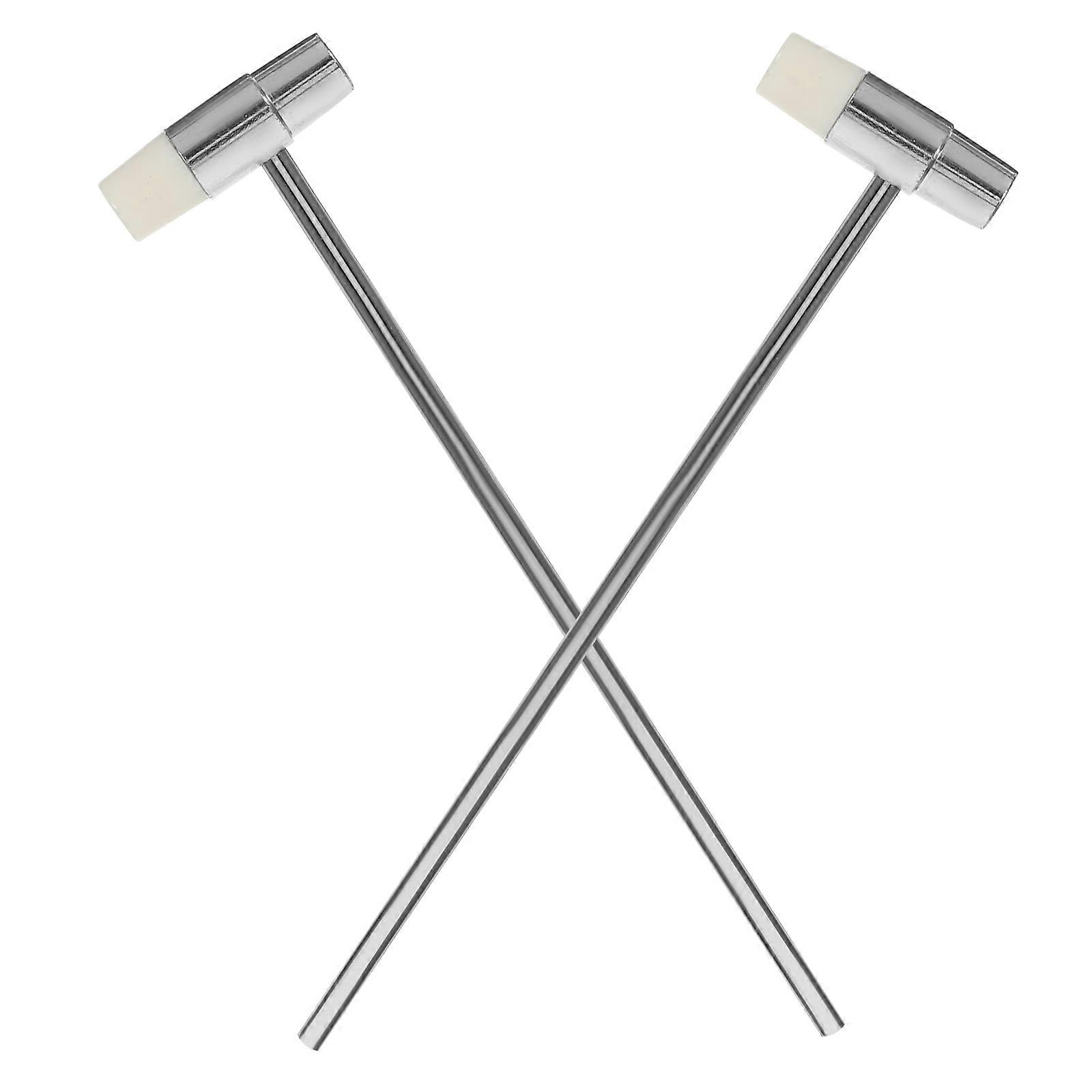 Masteelf 2 pcs Mini Judge Repairing Hammer Metal Portable Hammers