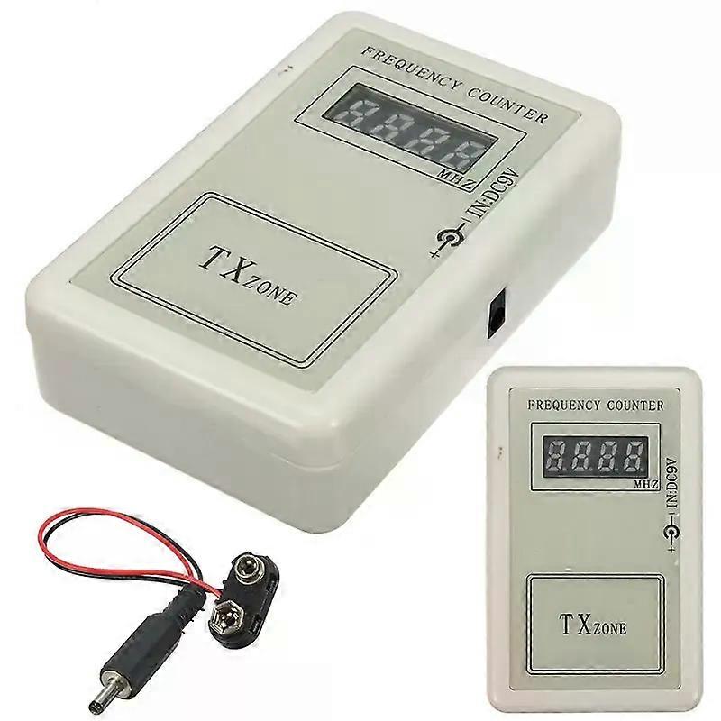 DC75-10V Frequency Counter Indicator Detector 250-450MHZ Cymometer Remote Control Transmitter Frequency Meter Scanner Wavemeter