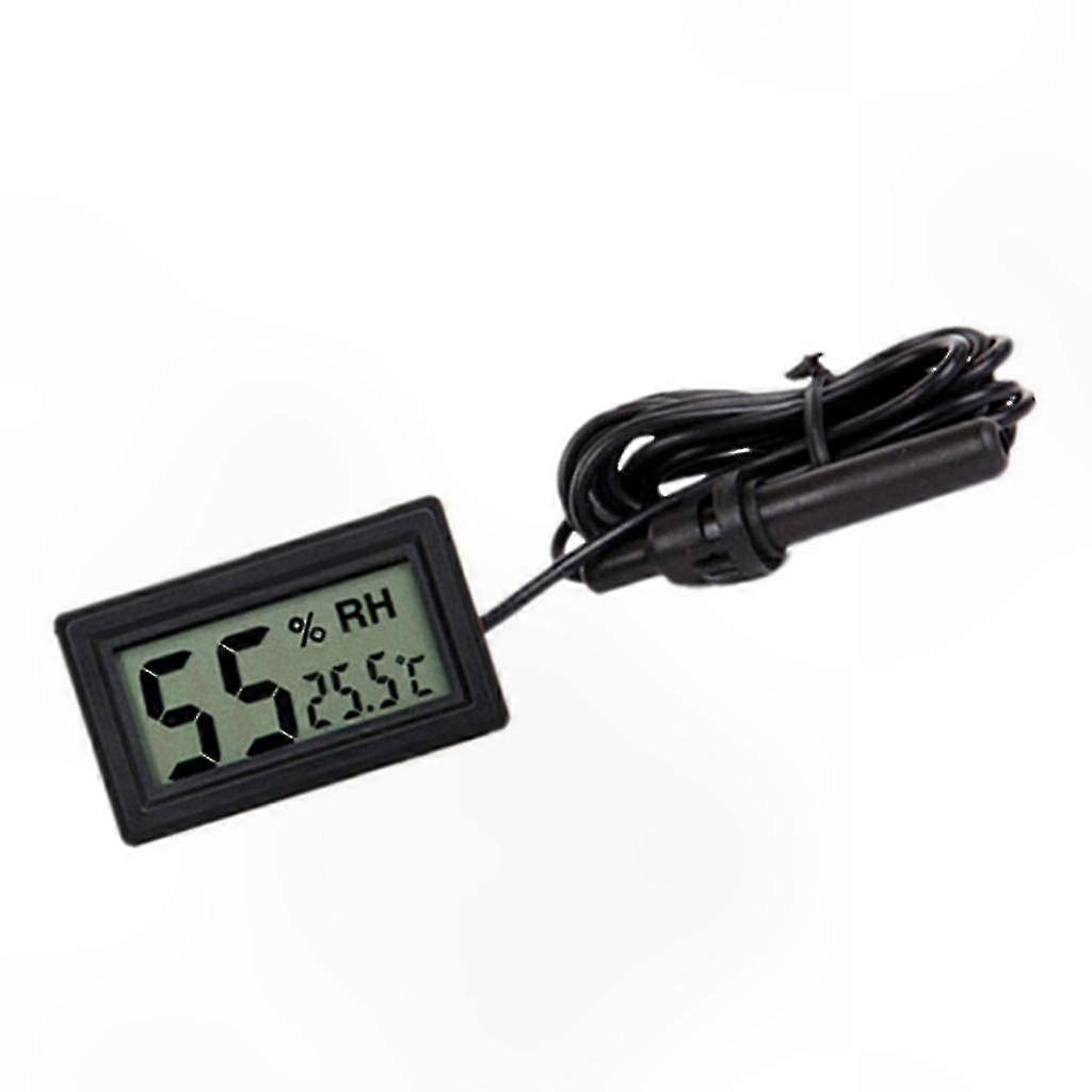 Digital Thermostat Control Module with LED Display and Temperature Sensor Probe for 5V 12V Systems