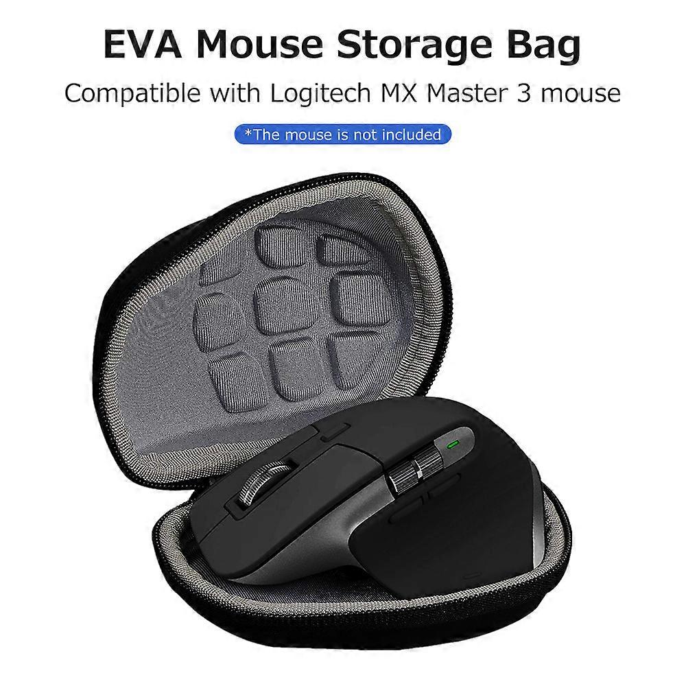 Shockproof Portable Mouse Storage Bag Compatible with Logitech MX Master 3 Wireless Protective Case Travel Carry Organizer